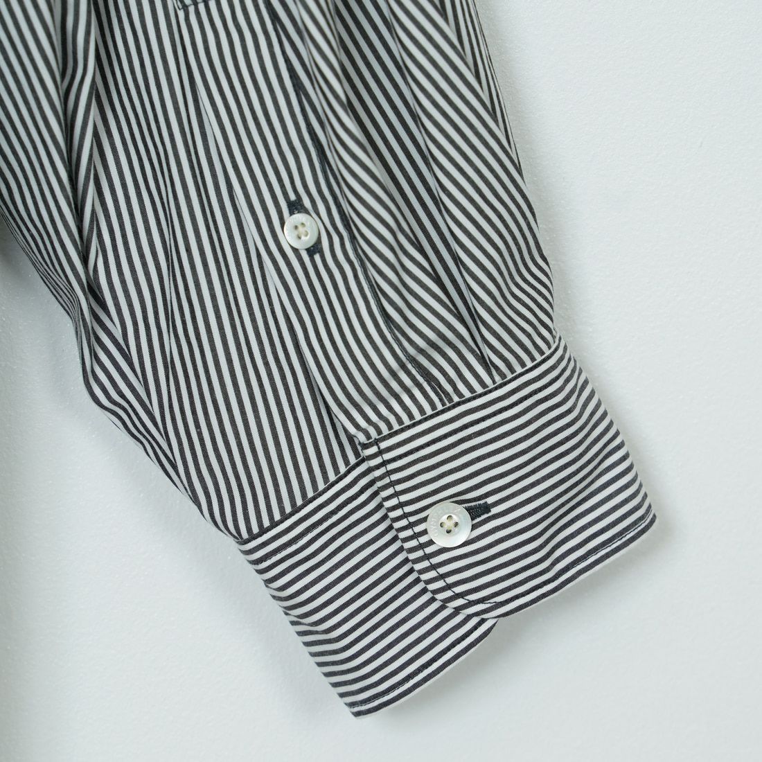 Gymphlex [ジムフレックス] ギャザーチュニックシャツ [GY-B0365STP] WHT/BLK ST