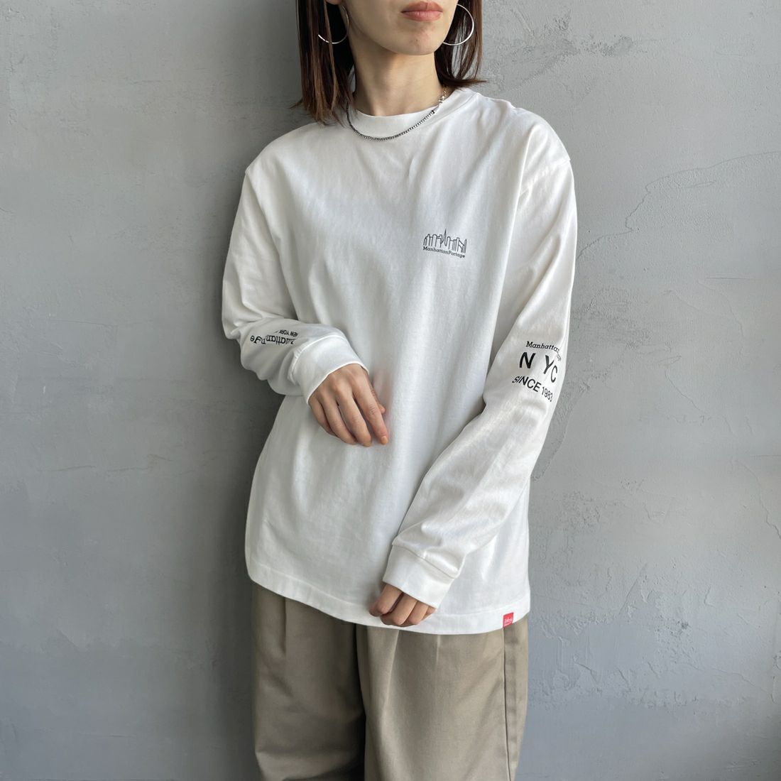 WHITE&&モデル身長：158cm 着用サイズ：S&&