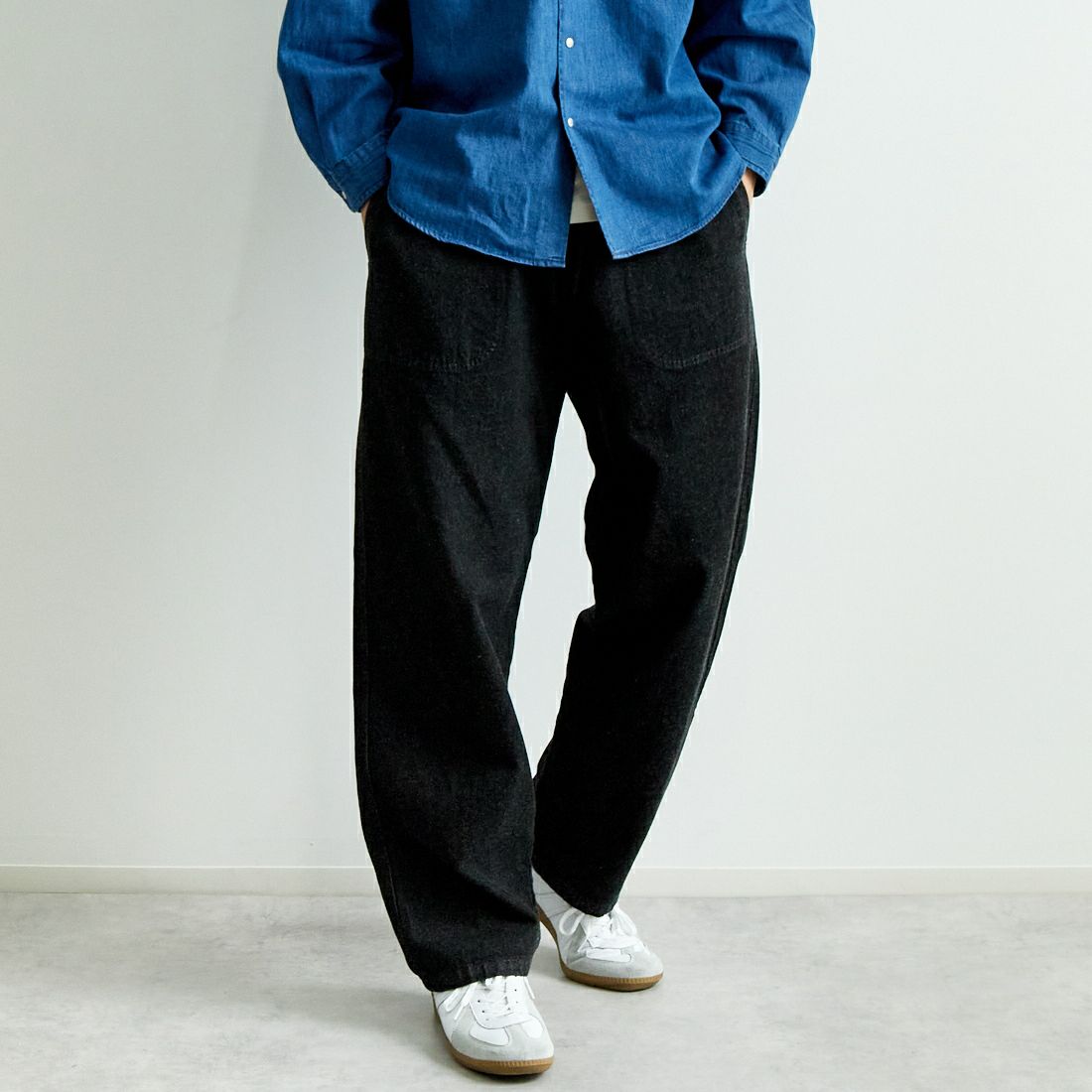 DANTON [ダントン] ブラックデニム イージーパンツ [DT-E0209KBK