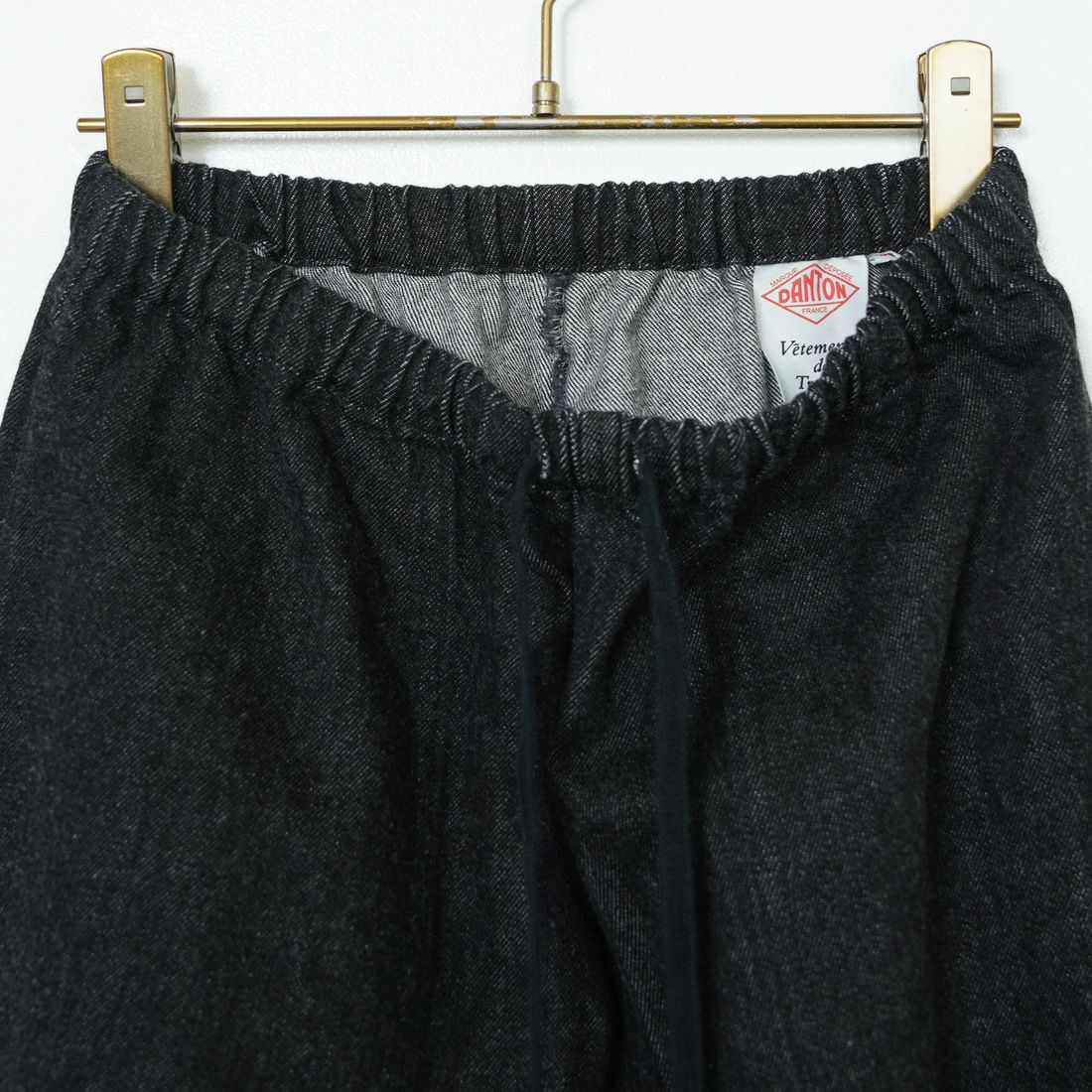 DANTON [ダントン] ブラックデニム イージーパンツ [DT-E0209KBK] BLACK DENI