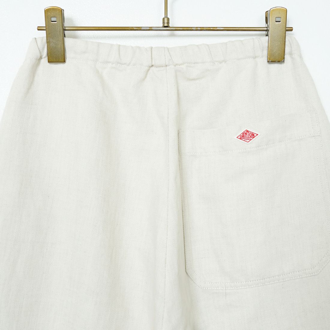 DANTON [ダントン] コットンリネンツイル イージーパンツ [DT-E0209KWL] ECRU
