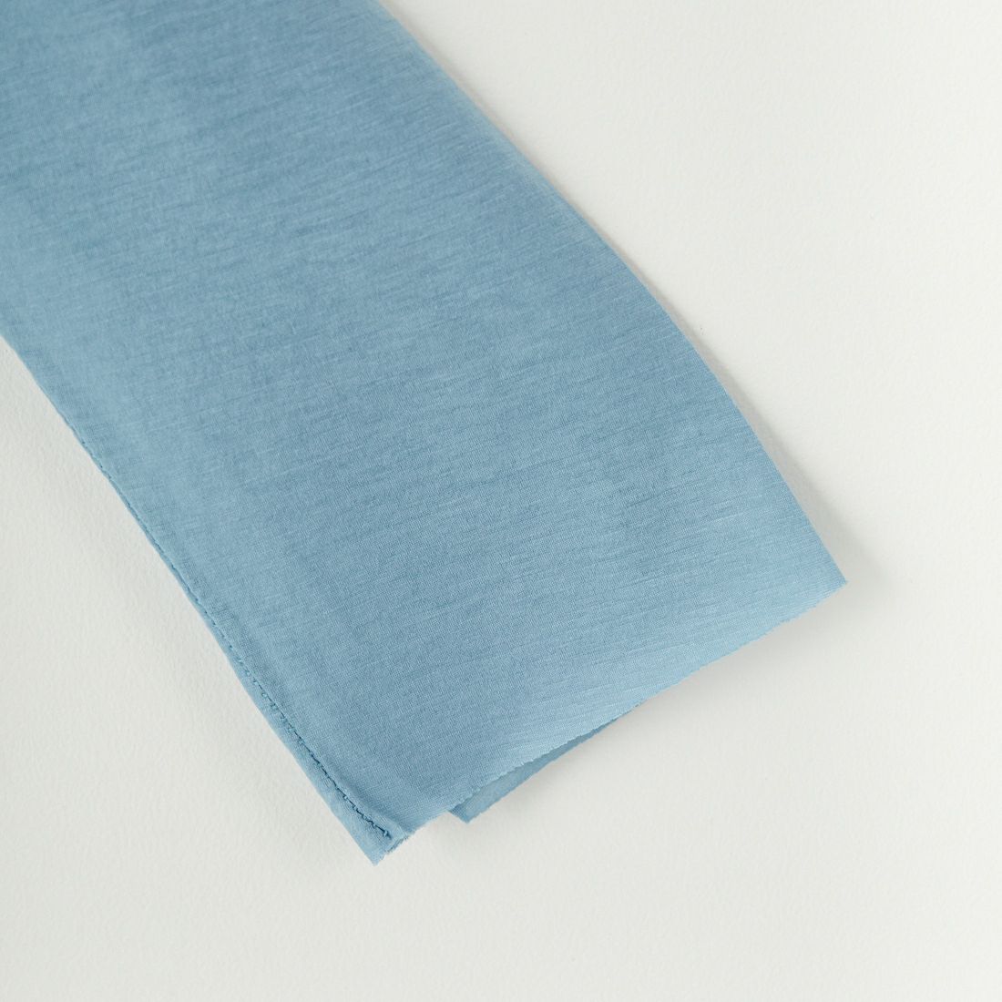 UNFIL [アンフィル] ツイストコットン シアーTシャツ [WVSP-UW113] LT.BLUE