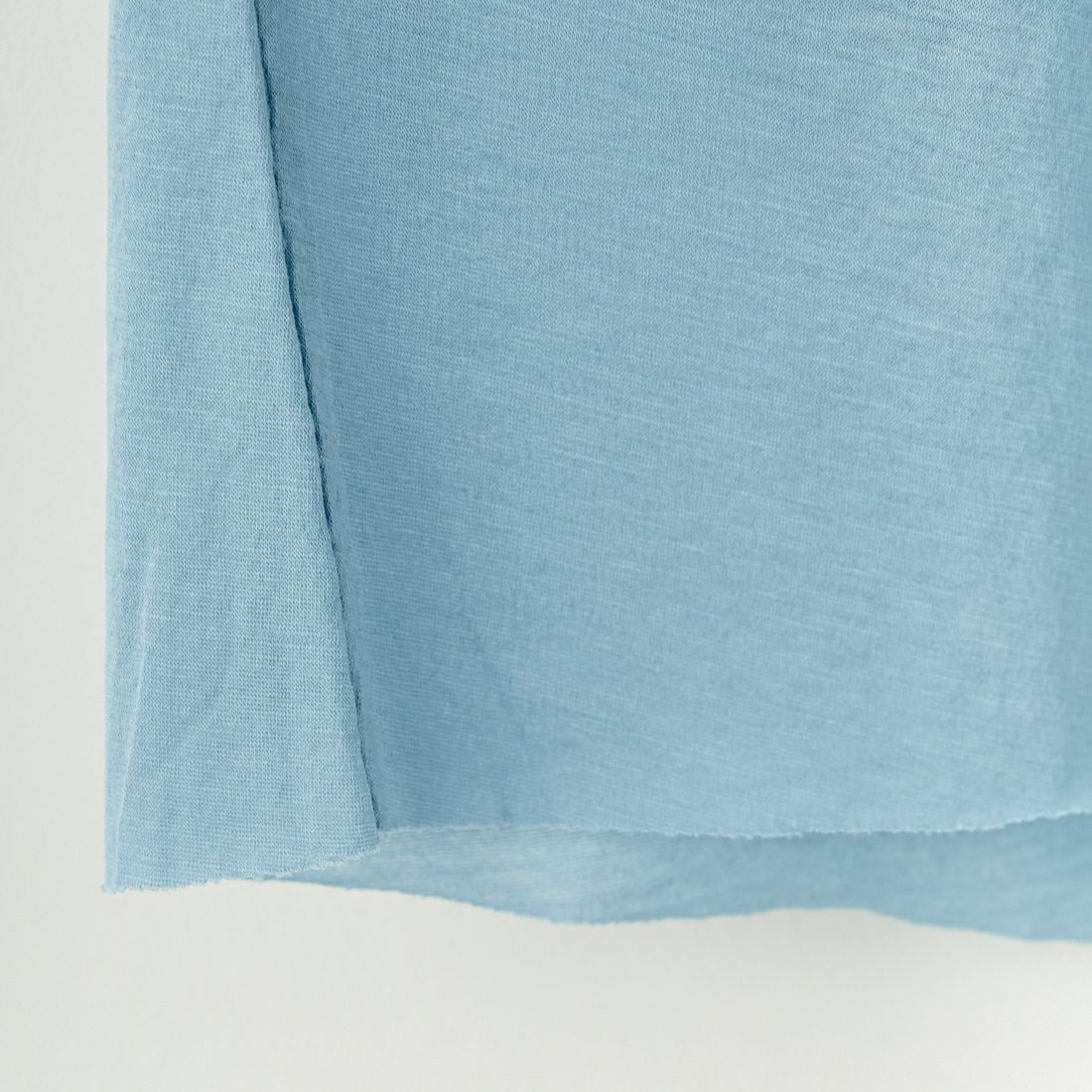 UNFIL [アンフィル] ツイストコットン シアーTシャツ [WVSP-UW113] LT.BLUE