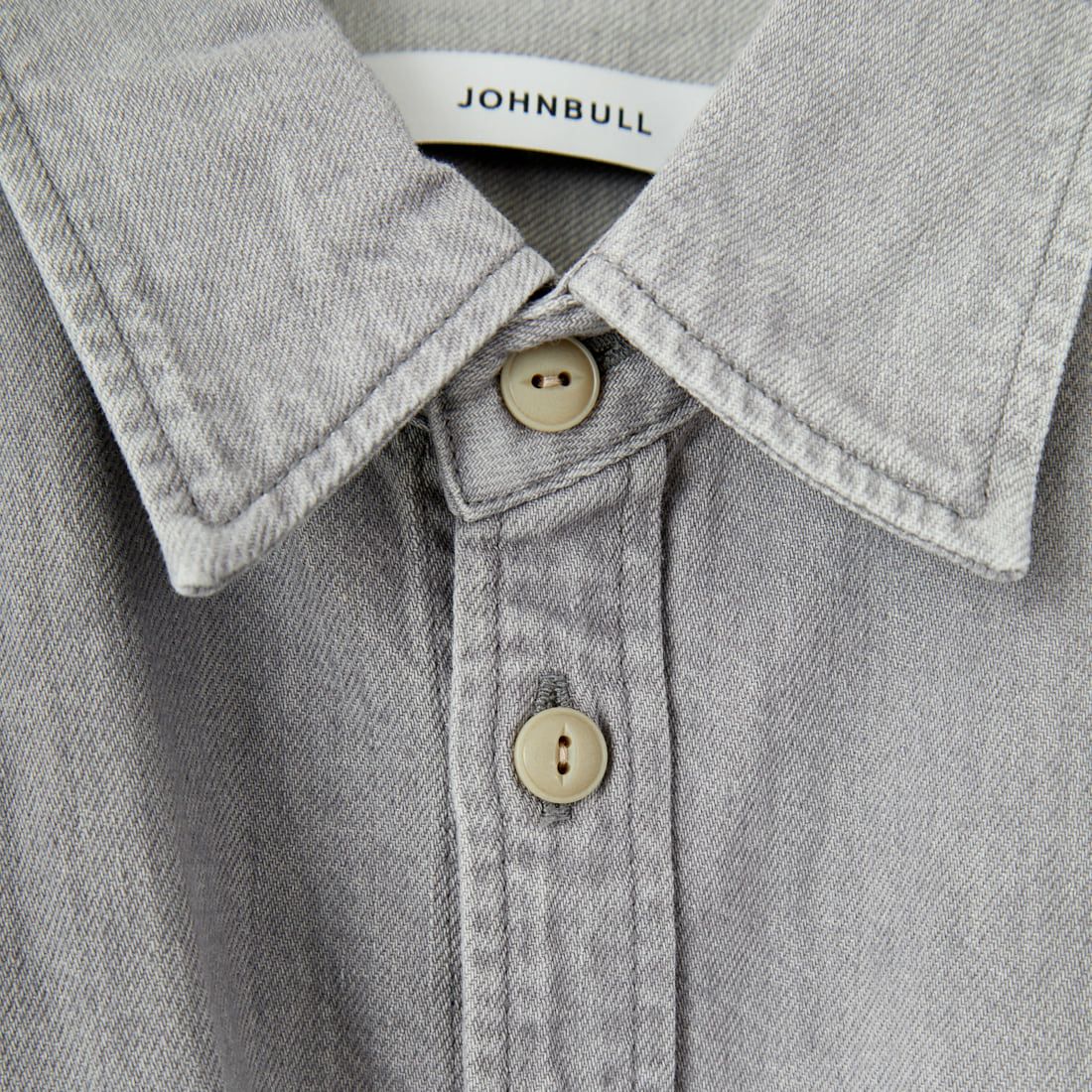 Johnbull [ジョンブル] ブラックデニムクロップドシャツ [JL251S18] 131 ｸﾞﾚｰ