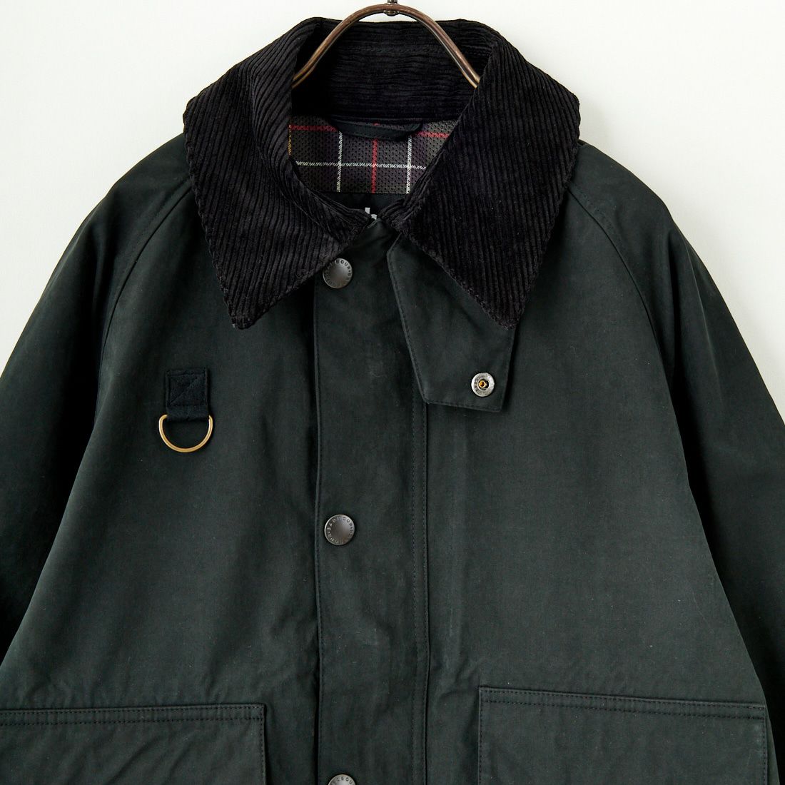 Barbour [バブアー] スペイ ピーチスキンノンオイルドジャケット [MCA0932] BLACK
