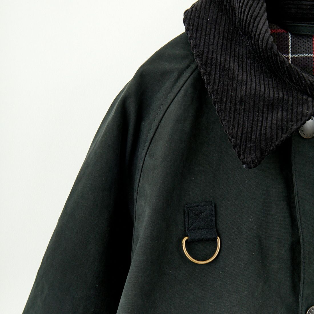 Barbour [バブアー] スペイ ピーチスキンノンオイルドジャケット [MCA0932] BLACK