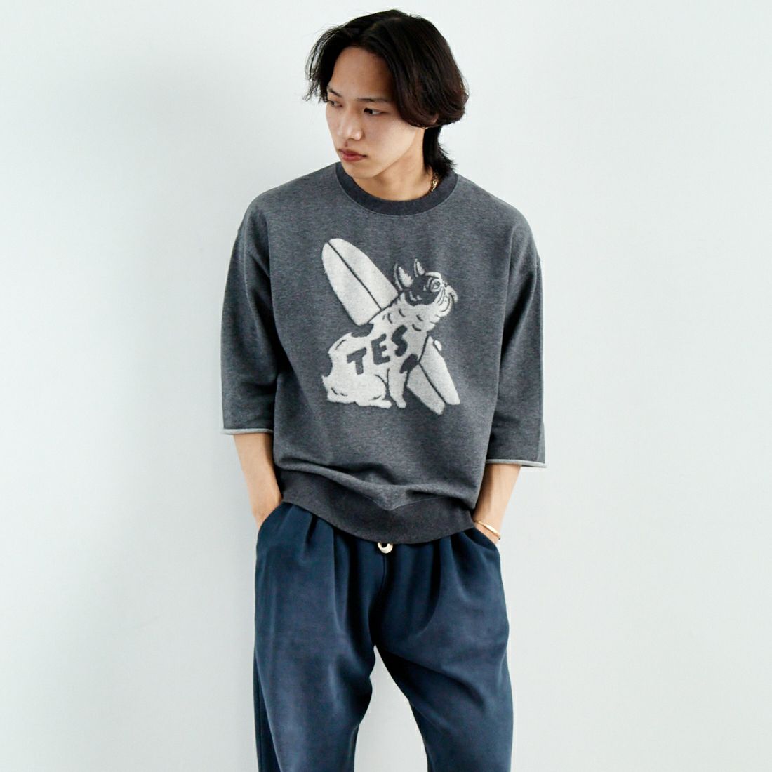 02 MIX CHR&&モデル身長：179cm 着用サイズ：M&&