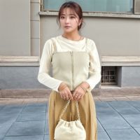 810 Lｸﾞﾚｲ&&モデル身長：167cm 着用サイズ：F&&
