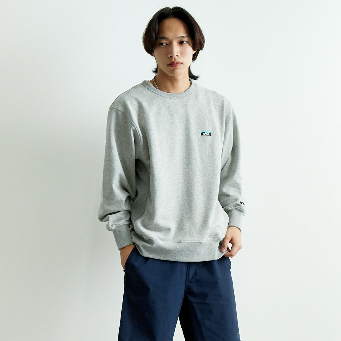 L.GRY&&モデル身長：179cm 着用サイズ：M&&