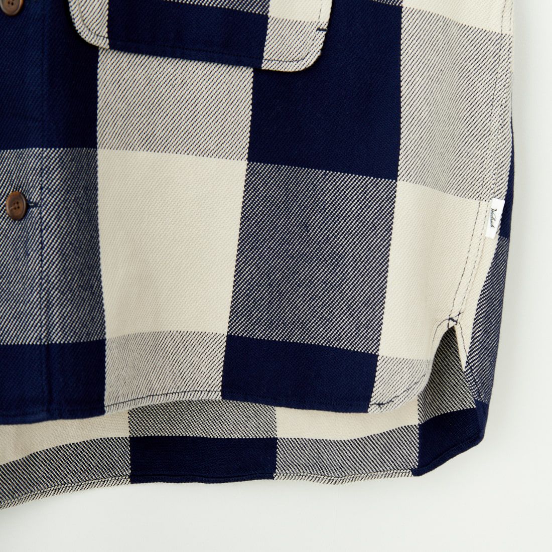 WOOLRICH [ウールリッチ] バッファローチェック レギュラーフーデットシャツ [WJSI0076] N NAVY