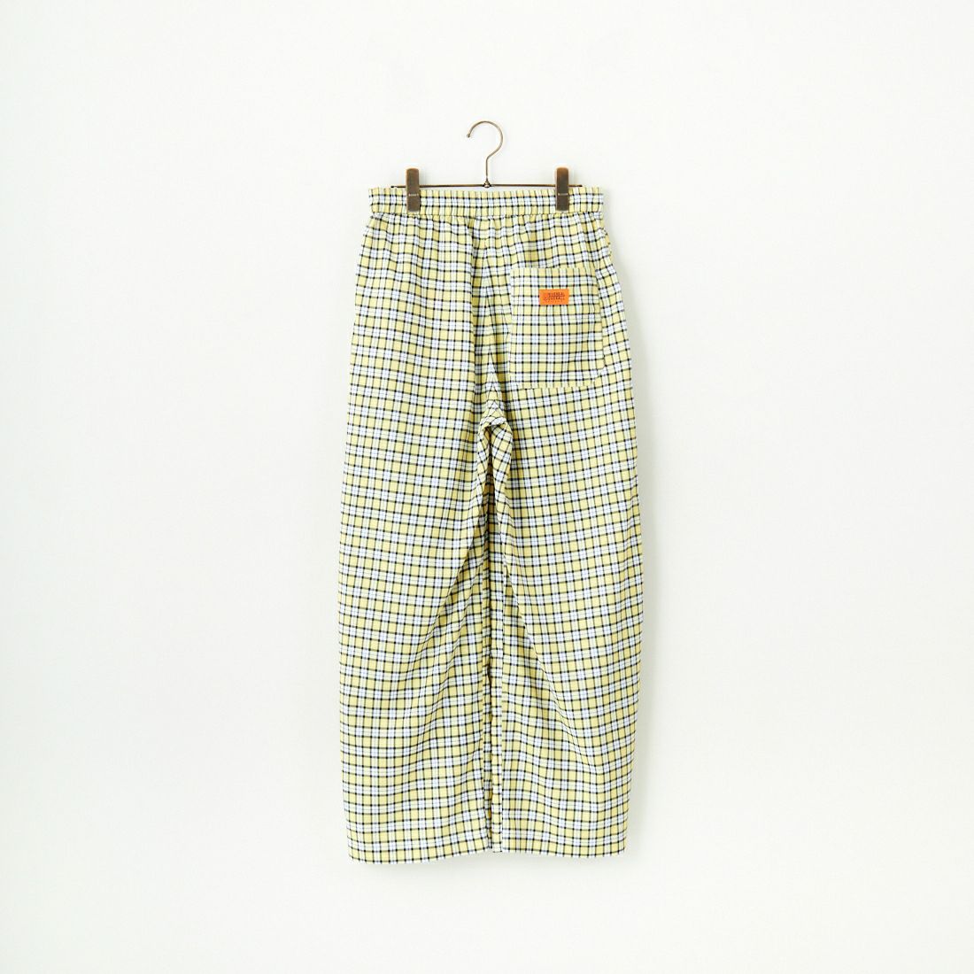 UNIVERSAL OVERALL [ユニバーサルオーバーオール] 別注 総柄イージーワイドパンツ [U2512634IN-JF] YELﾁｪｯｸ