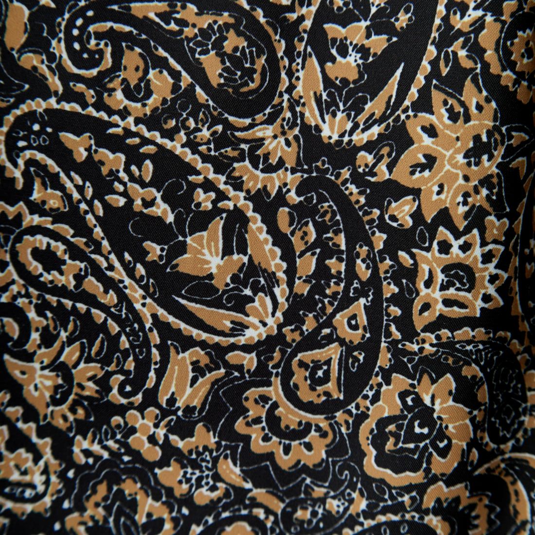 UNIVERSAL OVERALL [ユニバーサルオーバーオール] 別注 総柄イージーワイドパンツ [U2512634IN-JF] NVYﾍﾟｲｽﾞﾘｰ