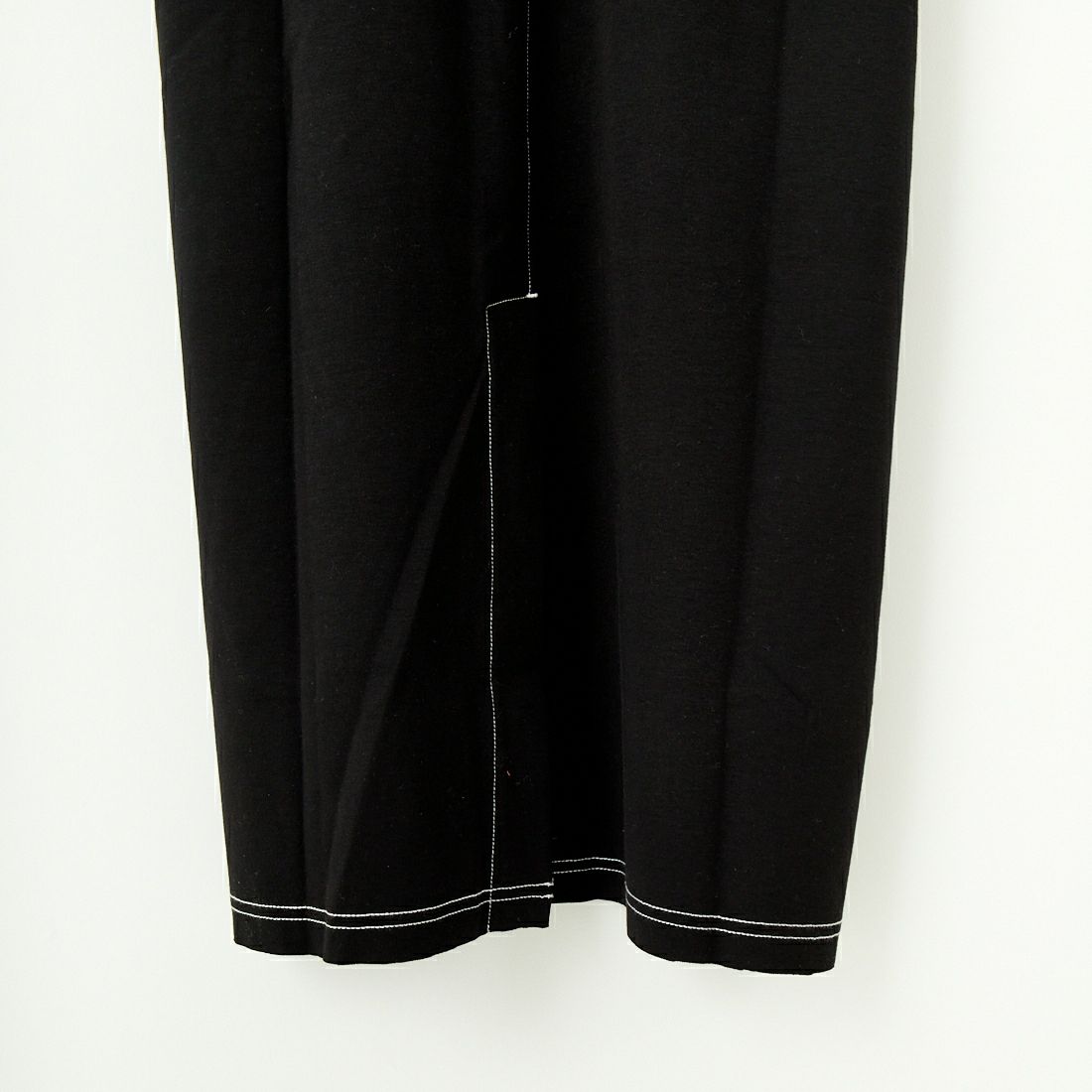 UNIVERSAL OVERALL [ユニバーサルオーバーオール] 別注 配色ステッチ マキシ丈ワンピース [U2512807IN-JF] BLACK