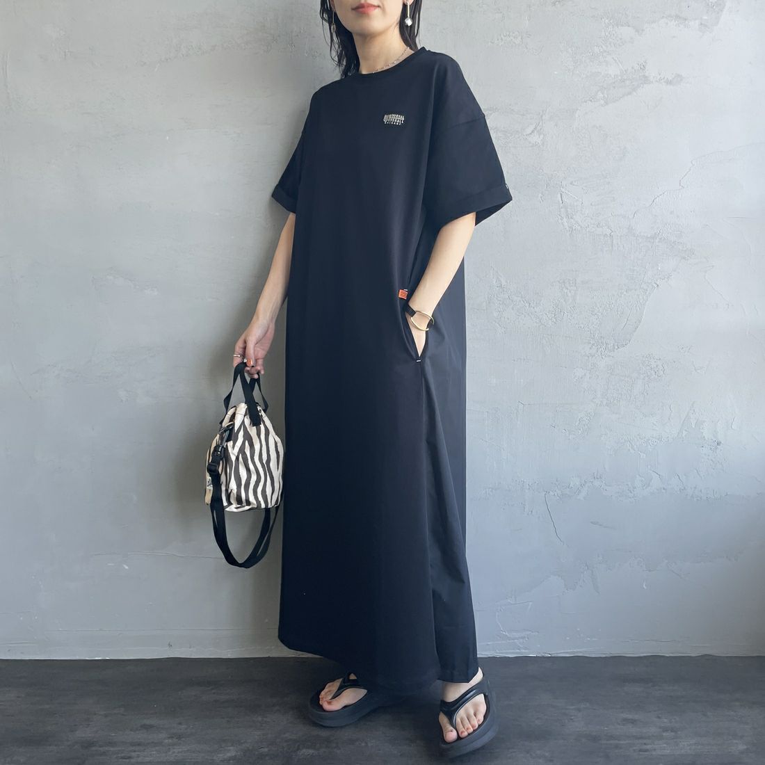 BLACK&&モデル身長：160cm 着用サイズ：F&&