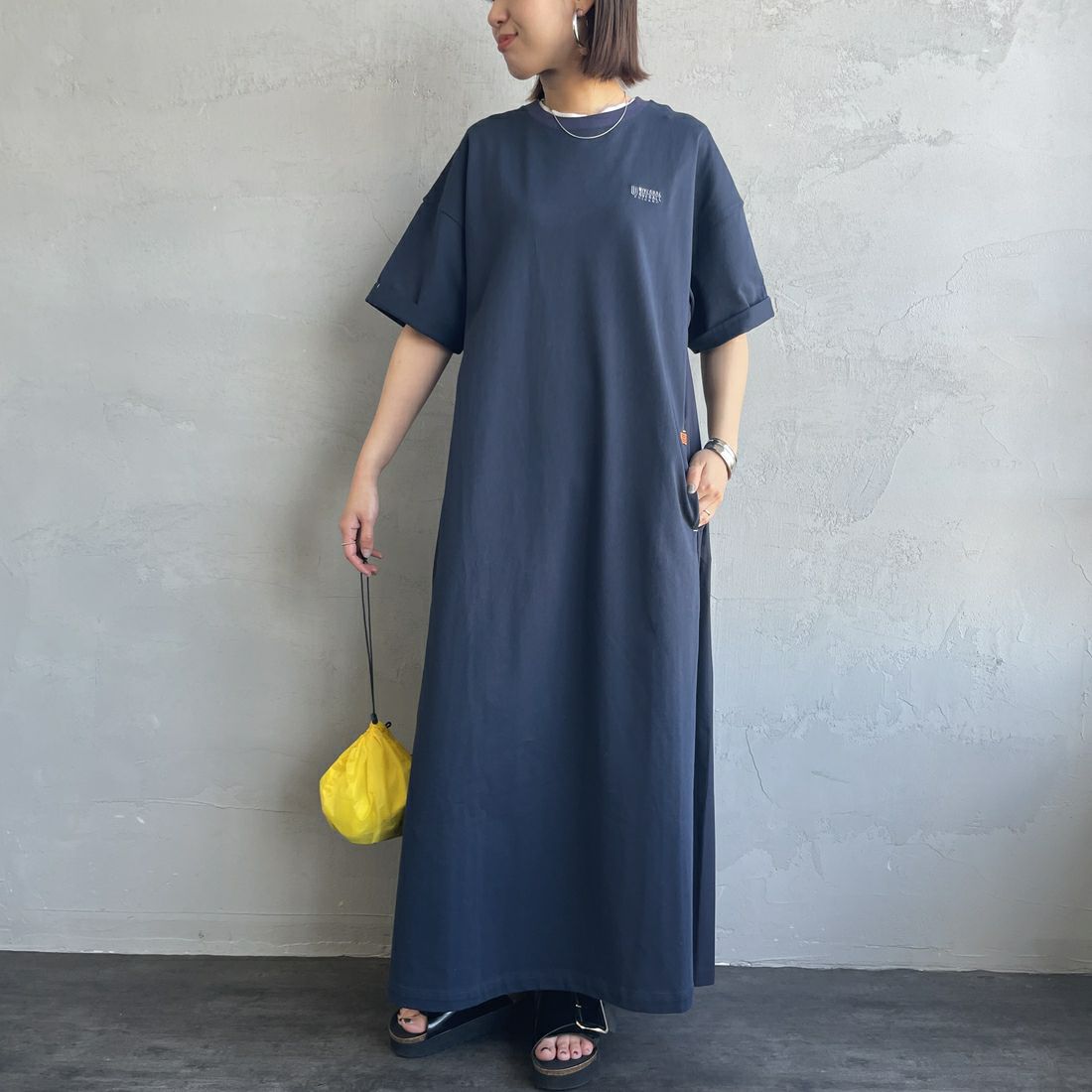 NAVY&&モデル身長：159cm 着用サイズ：F&&