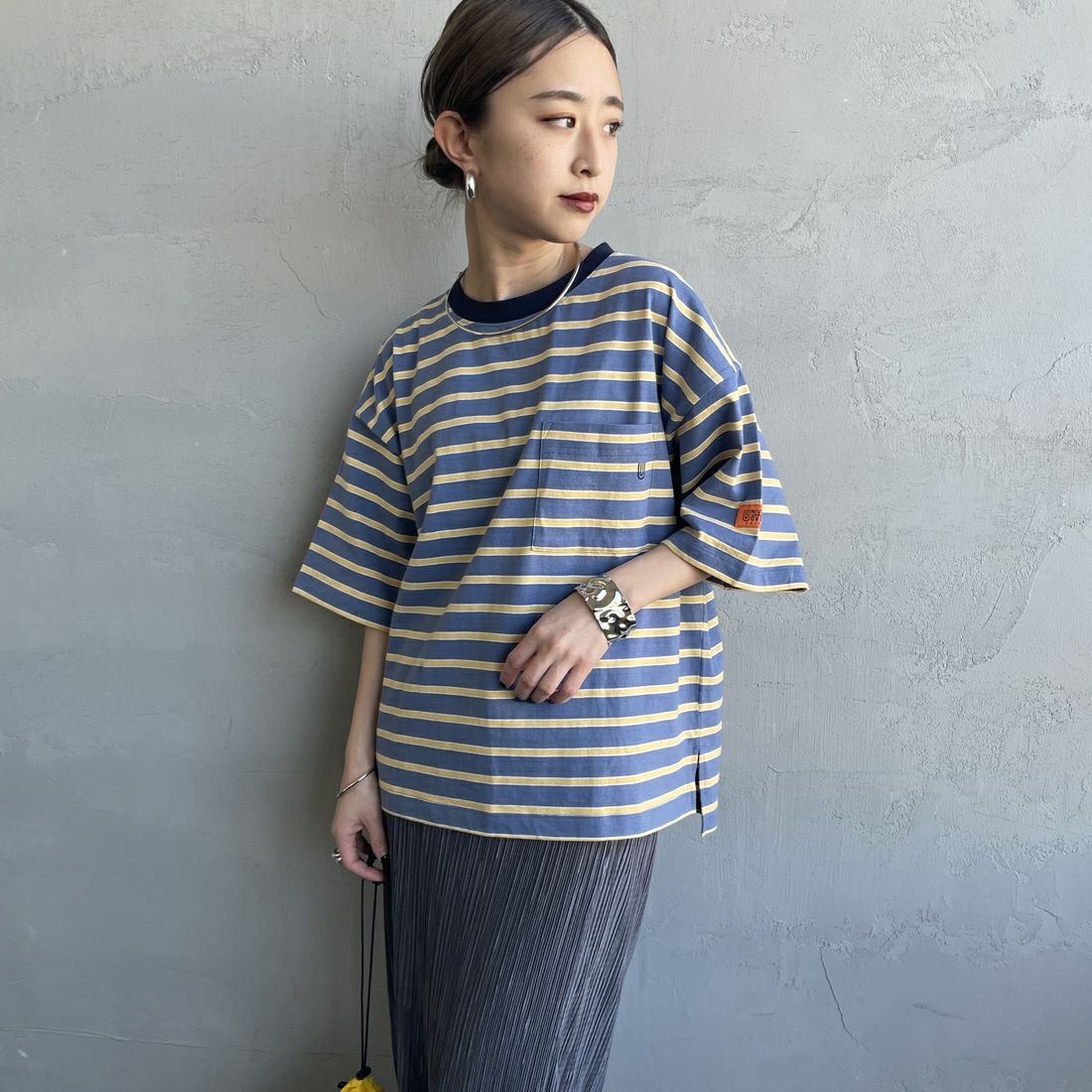 BLU BORDER&&モデル身長：150cm 着用サイズ：F&&