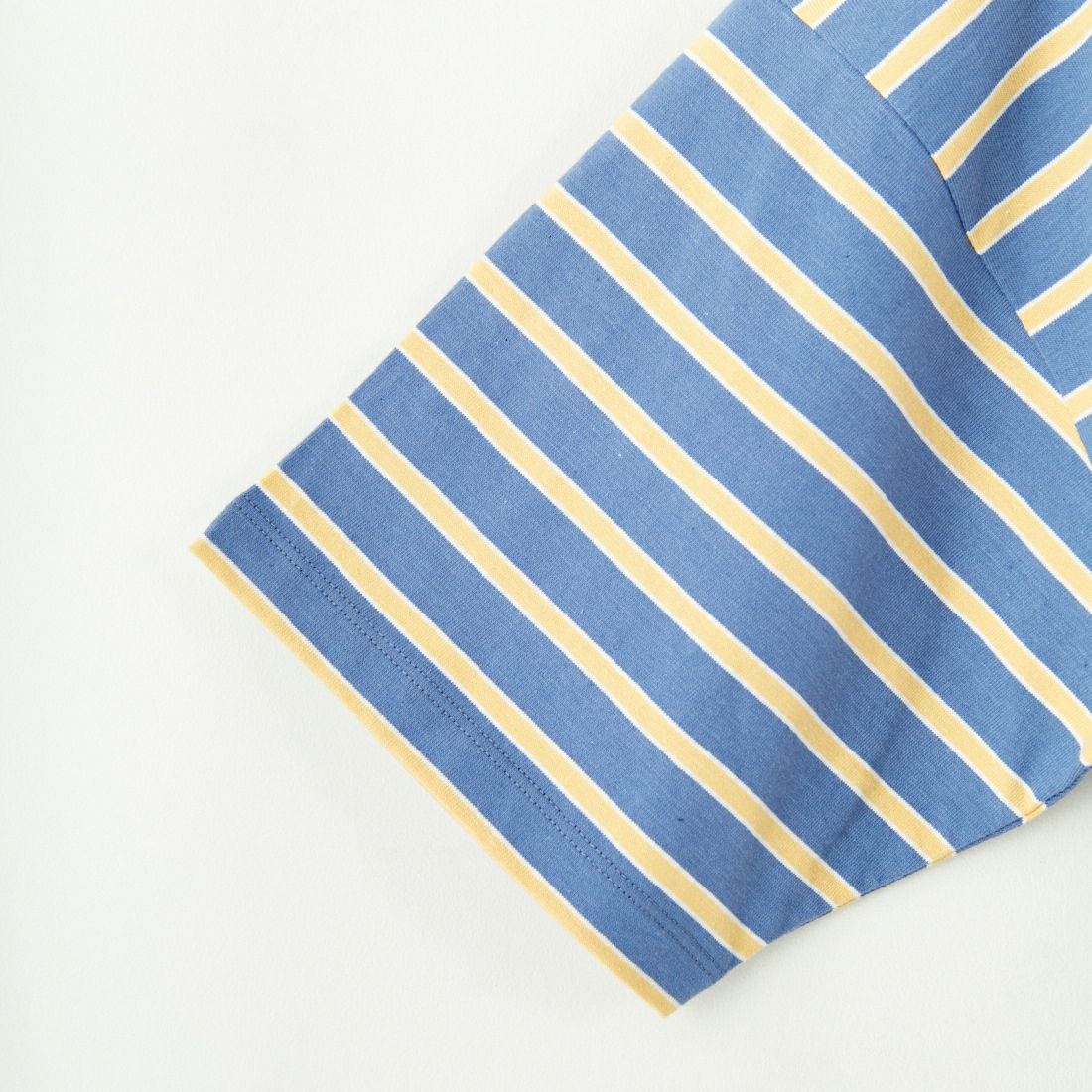 UNIVERSAL OVERALL [ユニバーサルオーバーオール] 別注 ワイドシルエット ポケットTシャツ [U2512815IN-JF] BLU BORDER