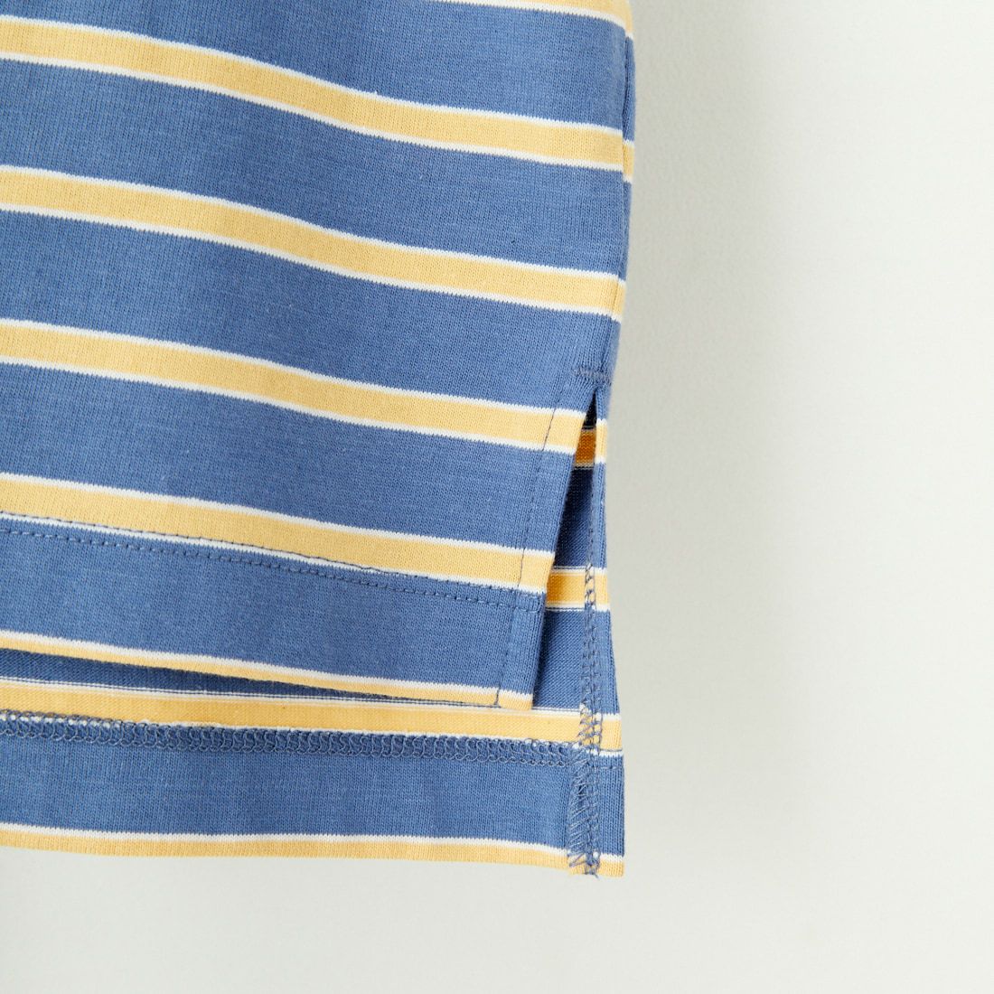 UNIVERSAL OVERALL [ユニバーサルオーバーオール] 別注 ワイドシルエット ポケットTシャツ [U2512815IN-JF] BLU BORDER