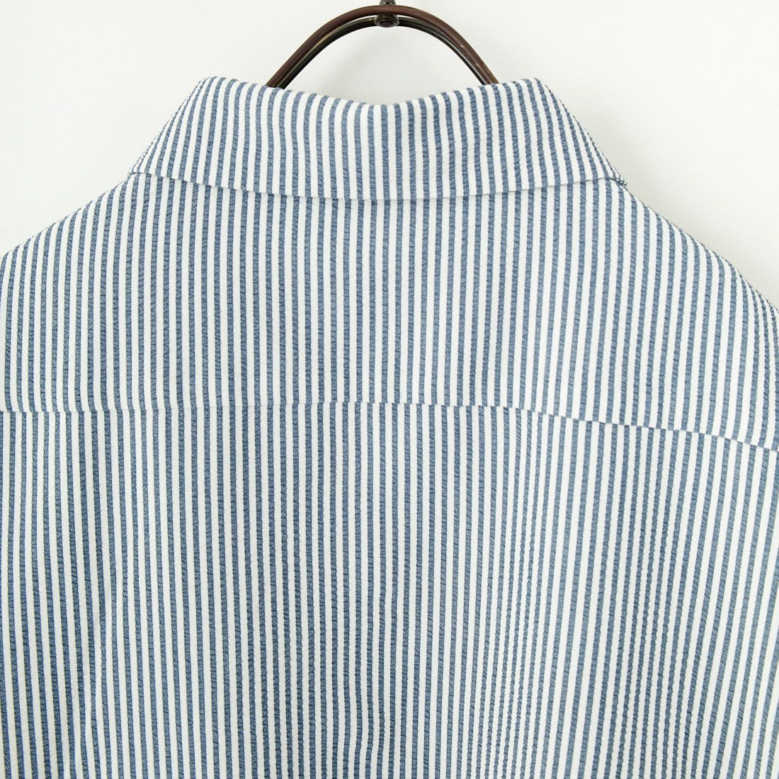 UNIVERSAL OVERALL [ユニバーサルオーバーオール] 別注 ビッグポケットショートスリーブワイドシャツ [U2523157IN-JF] NAVY ST