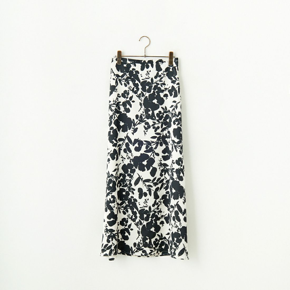 MICA&DEAL [マイカアンドディール] フラワープリントスカート [0125102033] BLACK