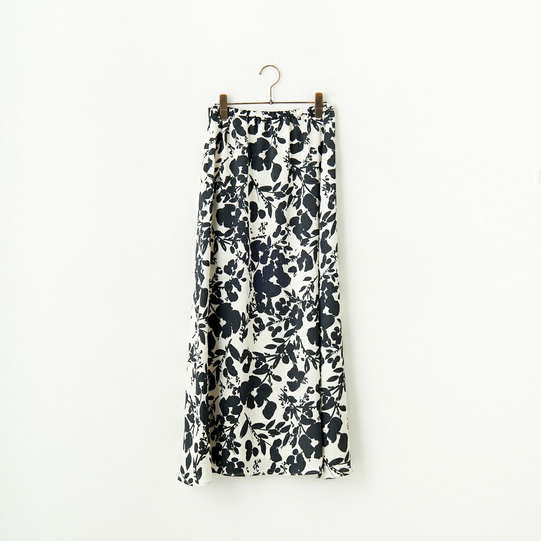 MICA&DEAL [マイカアンドディール] フラワープリントスカート [0125102033] BLACK