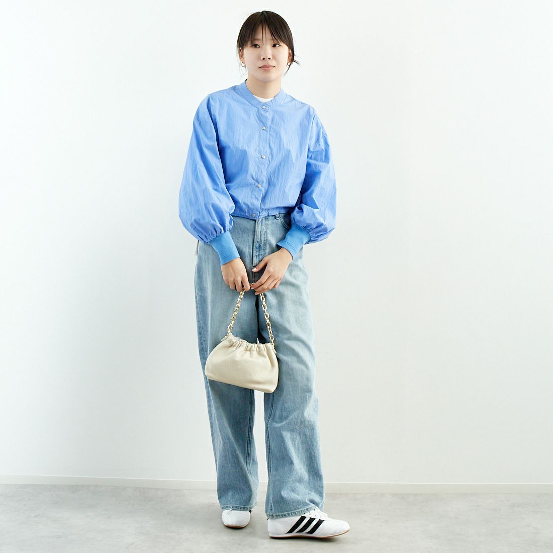 【NATSU☆ 】FLEN Dignite collier パフスリーブ Dignite collier】変形フェザーニットPO | selectshop kusukusu
