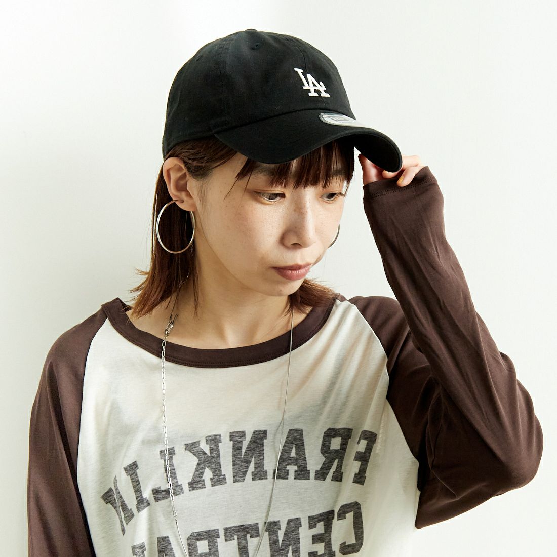 NEW ERA [ニューエラ] カジュアルクラシック ミッドロゴキャップ [14388456] LOSDOD BLK