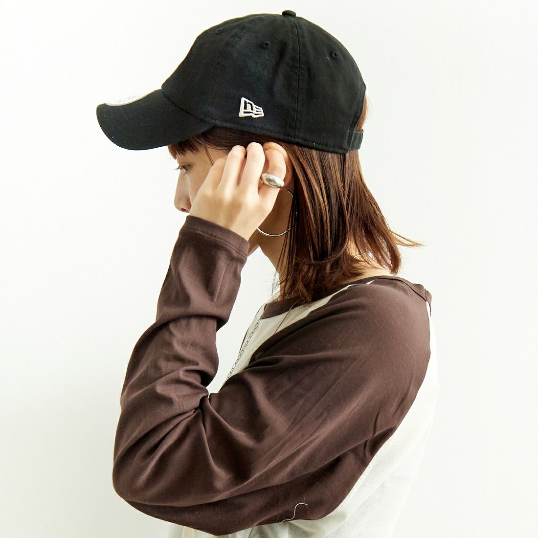 NEW ERA [ニューエラ] カジュアルクラシック ミッドロゴキャップ [14388456] LOSDOD BLK