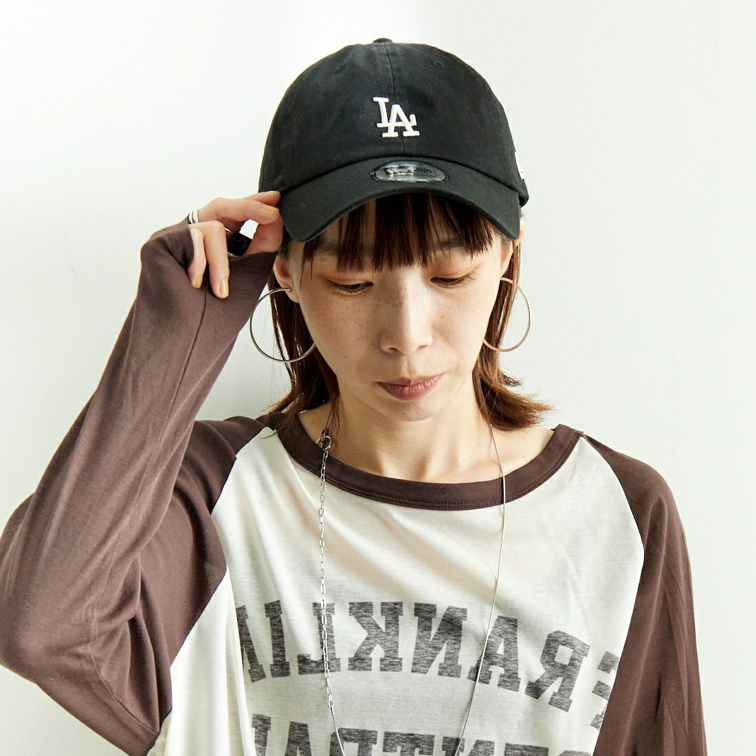 NEW ERA [ニューエラ] カジュアルクラシック ミッドロゴキャップ [14388456] LOSDOD BLK