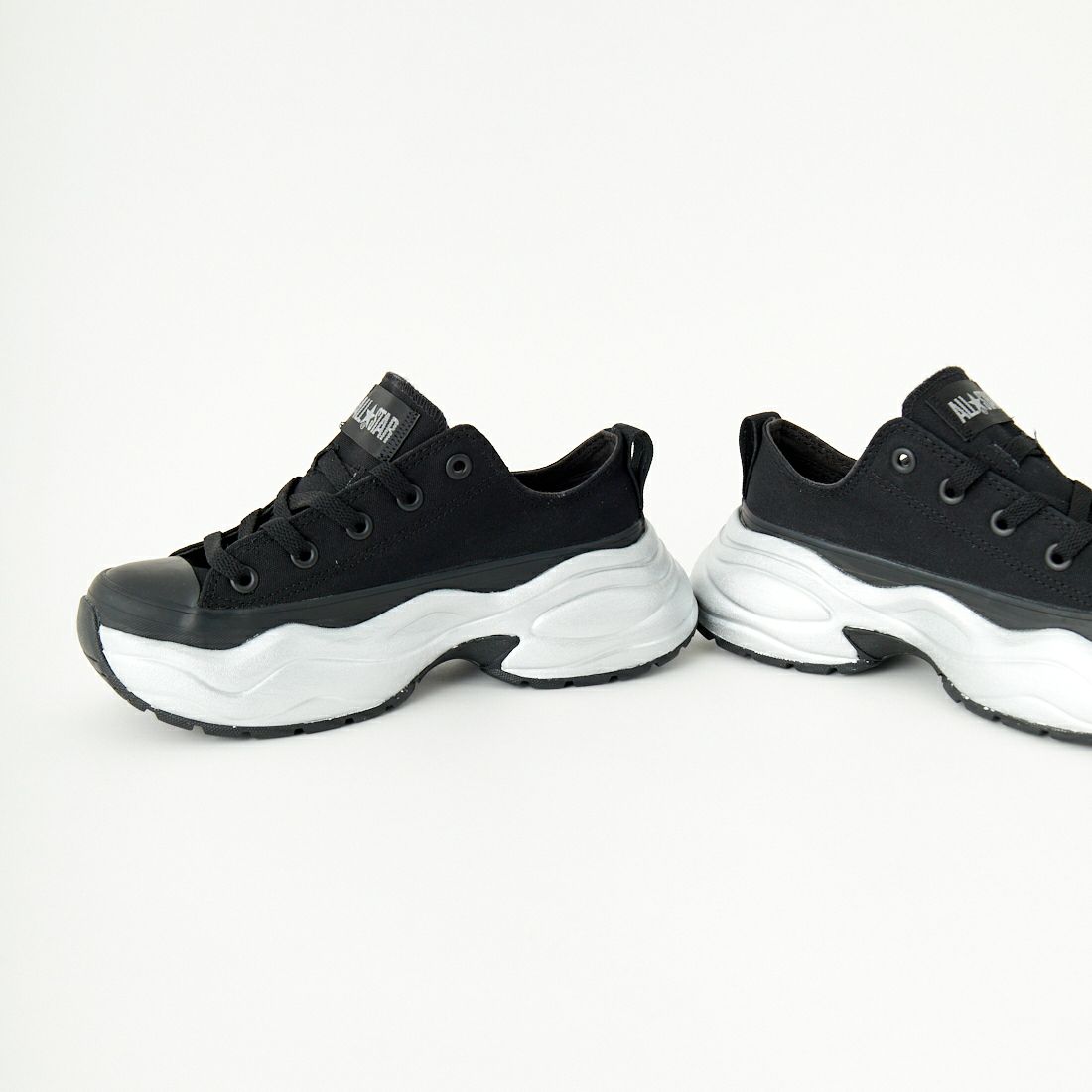 CONVERSE [コンバース] オールスター サージトレーナー MT OX [AS-SURGETRAINER-MTOX] ﾌﾞﾗｯｸ/ﾒﾀﾘｯ