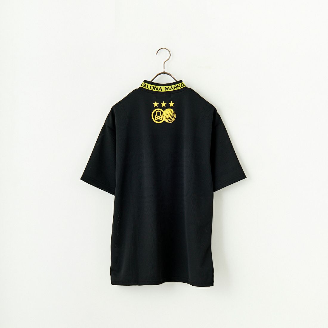 MARK & LONA [マークアンドロナ] モックネックTシャツ [MLM-5A-AA04] BLACK
