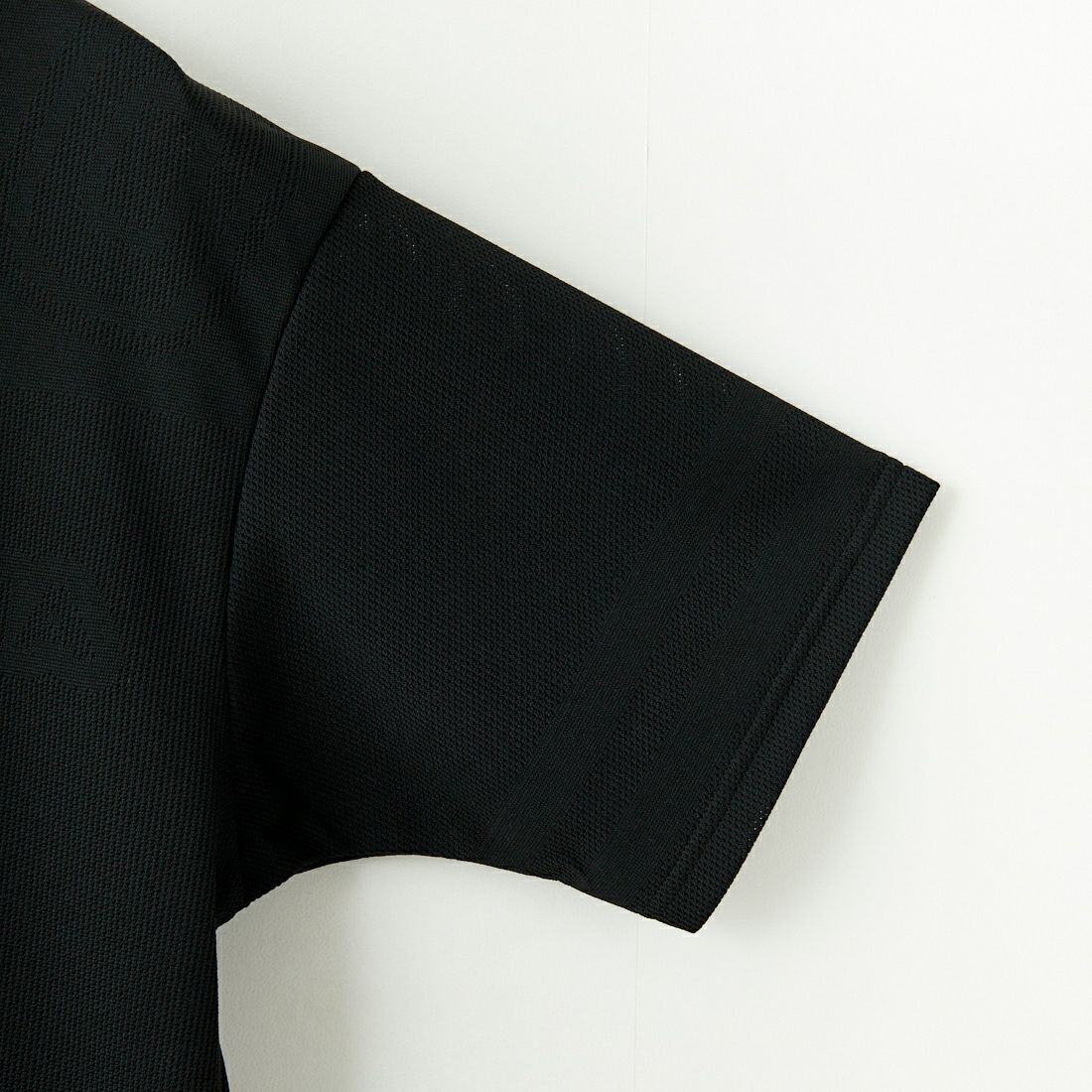 MARK & LONA [マークアンドロナ] モックネックTシャツ [MLM-5A-AA04] BLACK