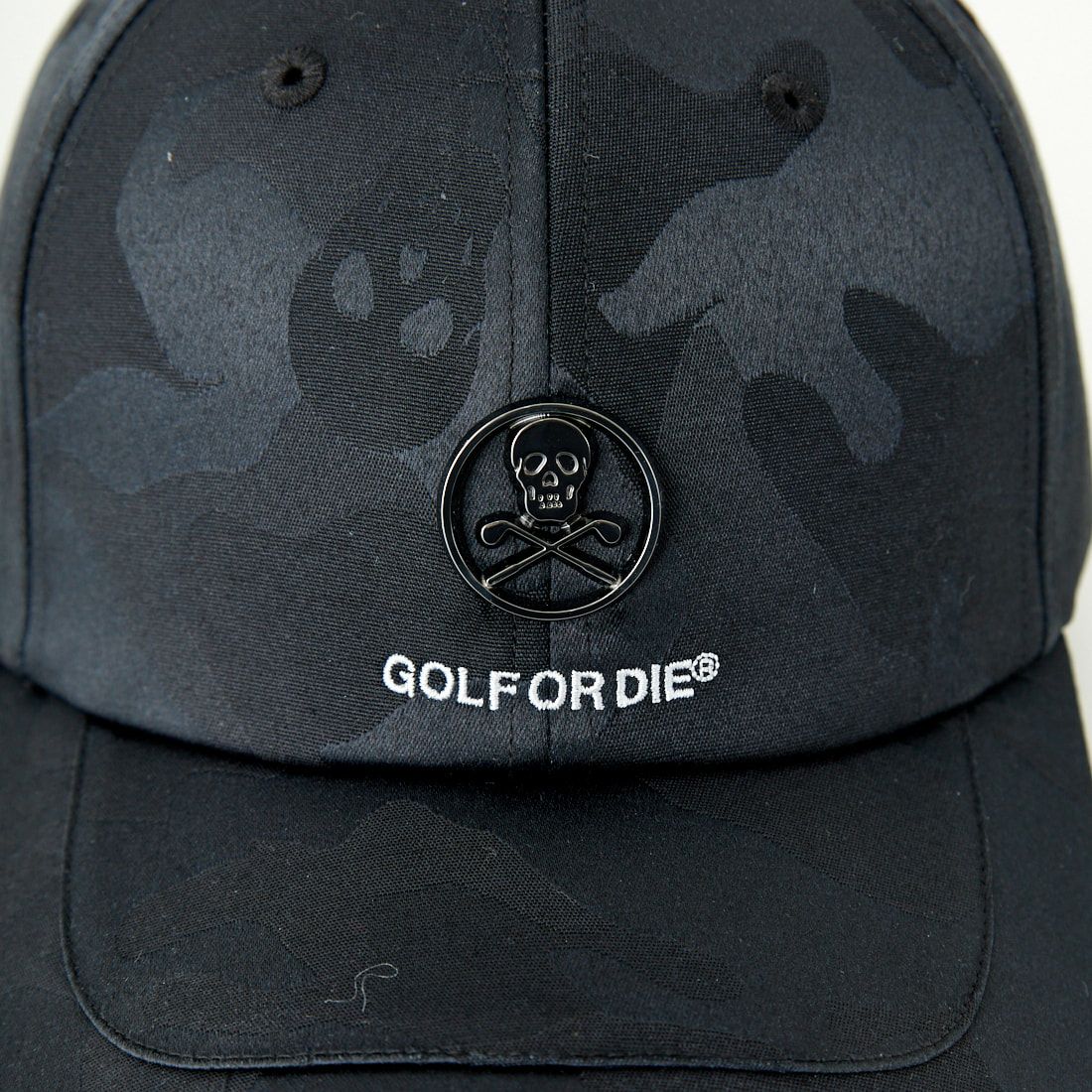 MARK & LONA [マークアンドロナ] スカルカモ ベースボールキャップ [MLF-5A-FC05] BLACK