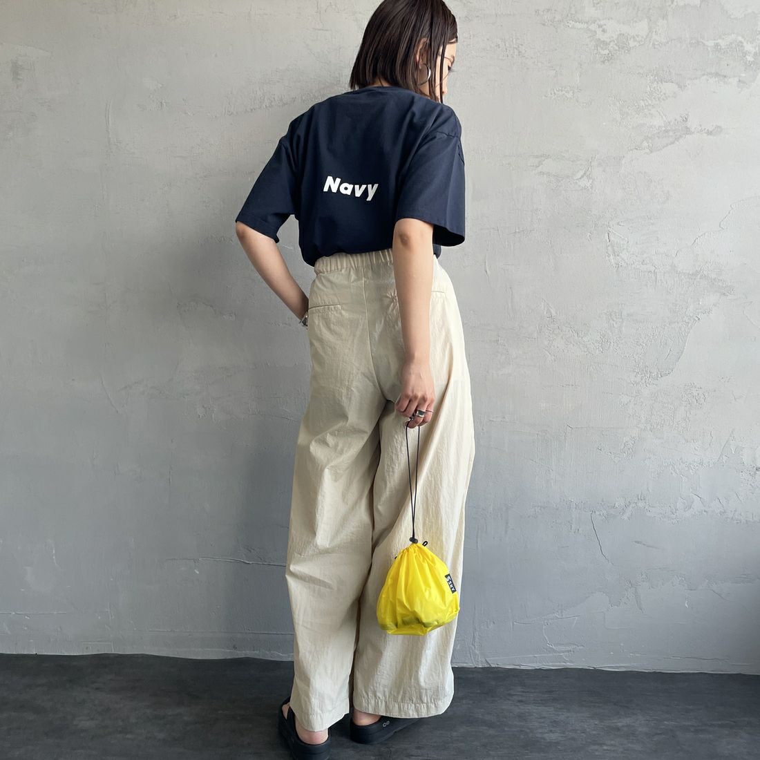 FUNG [ファング] MAYBE カットオフプリントTシャツ [MAYBE]  FUNG [ファング] MAYBE カットオフプリントTシャツ [MAYBE]  FUNG [ファング] MAYBE カットオフプリントTシャツ [MAYBE] FUNG [ファング] MAYBE カットオフプリントTシャツ [MAYBE]  &&モデル身長：159cm 着用サイズ：M&&