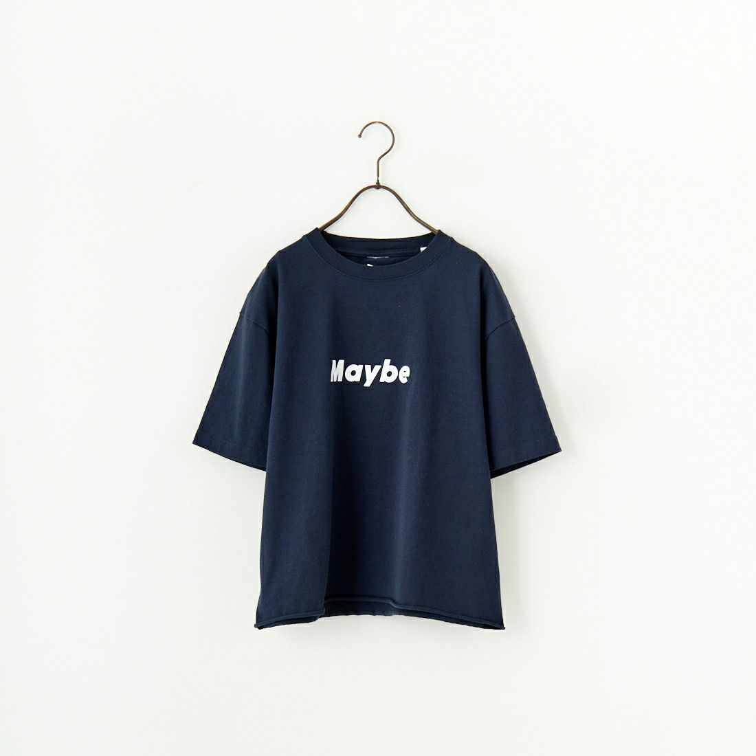 FUNG [ファング] MAYBE カットオフプリントTシャツ [MAYBE]