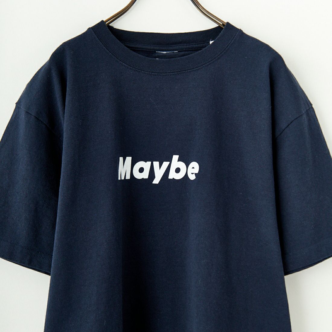 FUNG [ファング] MAYBE カットオフプリントTシャツ [MAYBE]