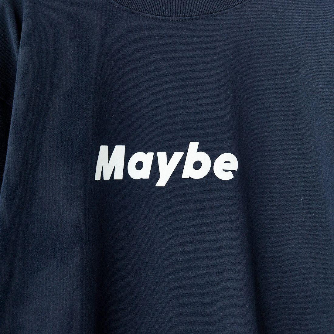 FUNG [ファング] MAYBE カットオフプリントTシャツ [MAYBE]