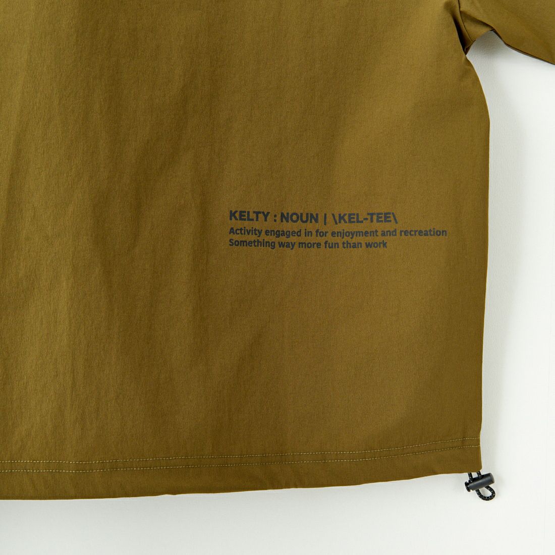 KELTY [ケルティ] 別注 ラッシュコンフォート ショートスリーブナイロンTシャツ [KE252W30IN02-JF] ｵﾘｰﾌﾞ