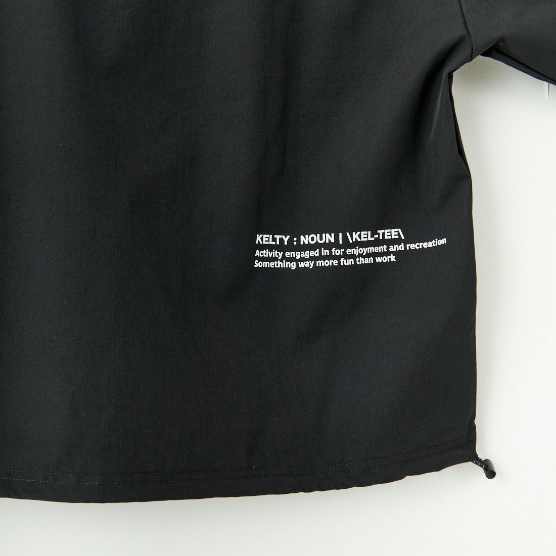 KELTY [ケルティ] 別注 ラッシュコンフォート ショートスリーブナイロンTシャツ [KE252W30IN02-JF] ﾌﾞﾗｯｸ