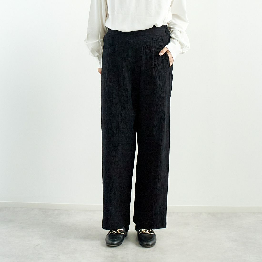 298 N.BLAC&&モデル身長：167cm 着用サイズ：F&&