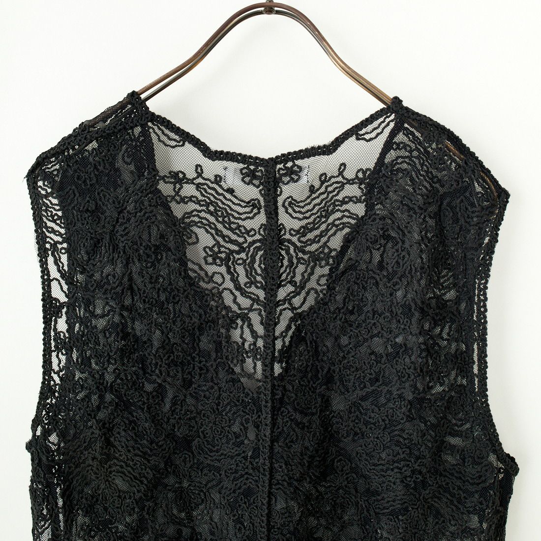 TORRAZZO DONNA [トラッゾドンナ] メッシュレースベスト [6259-465] 19 BLACK