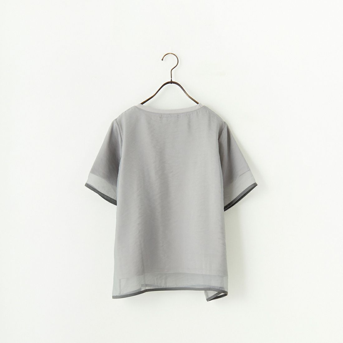 nenom [ネノム] シアーレイヤードTシャツ [NE25112016] 07 GRAY