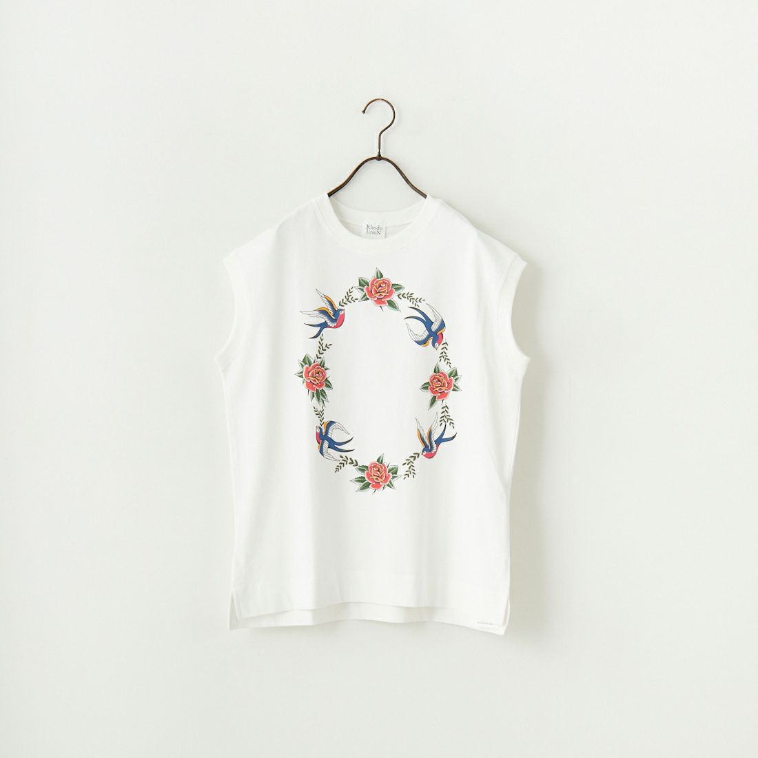 RhodolirioN [ロドリリオン] タトゥープリントTシャツ [QT1077] A WHITE