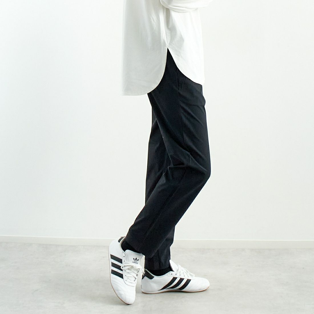 THE NORTH FACE [ザ ノースフェイス] フレキシブルロングパンツ [NBW12582] K &&モデル身長：167cm 着用サイズ：L&&