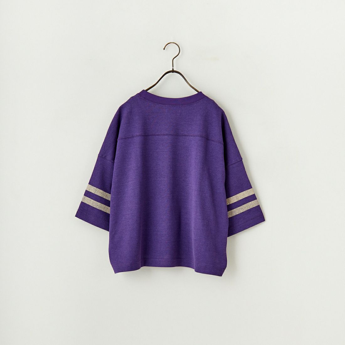 St.Johns 3rd club [セントジョンズサードクラブ] 67 七分袖Tシャツ [SJ25-045] PURPLE/WHT