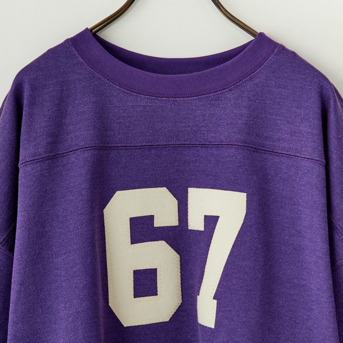 St.Johns 3rd club [セントジョンズサードクラブ] 67 七分袖Tシャツ [SJ25-045] PURPLE/WHT
