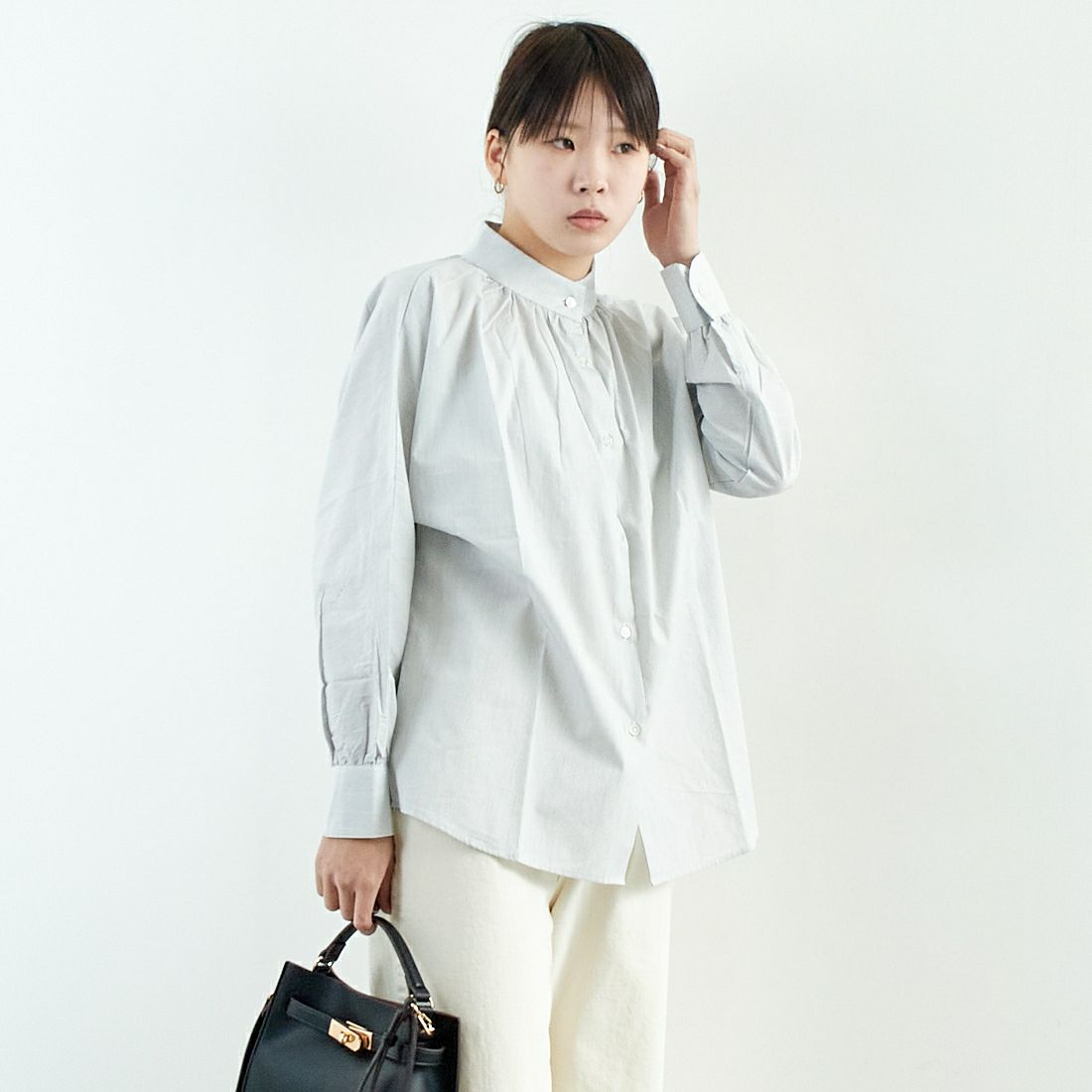 BLACK&&モデル身長：167cm 着用サイズ：F&&