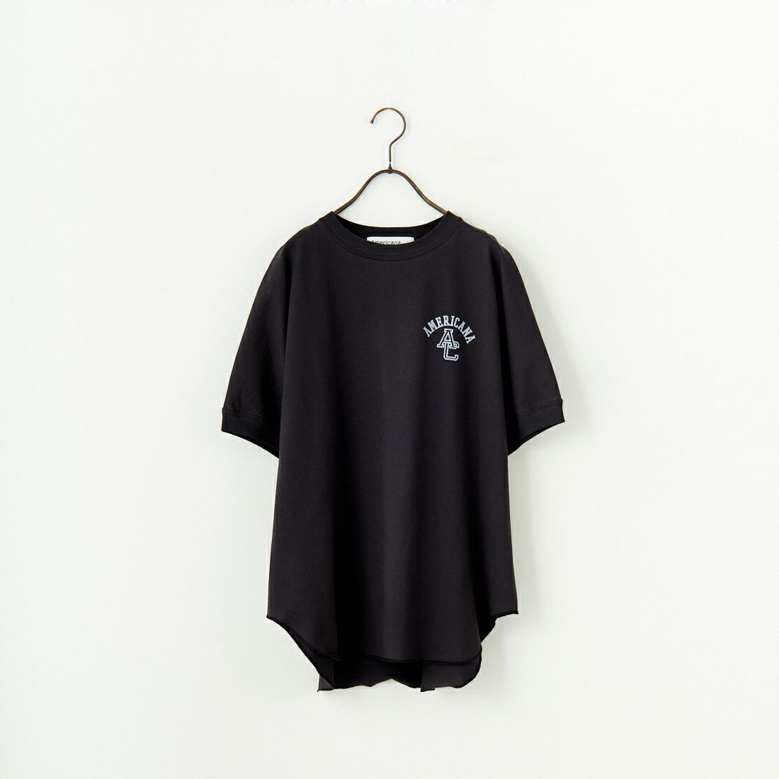 Americana × JEANS FACTORY [アメリカーナ × ジーンズファクトリー] 別注 ラウンドヘム バックプリントTシャツ [ASO-M-790-1-JF] SUMIKURO