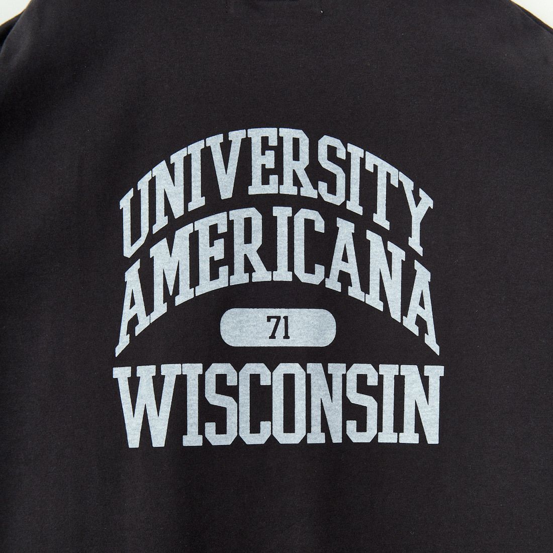 Americana × JEANS FACTORY [アメリカーナ × ジーンズファクトリー] 別注 ラウンドヘム バックプリントTシャツ [ASO-M-790-1-JF] SUMIKURO