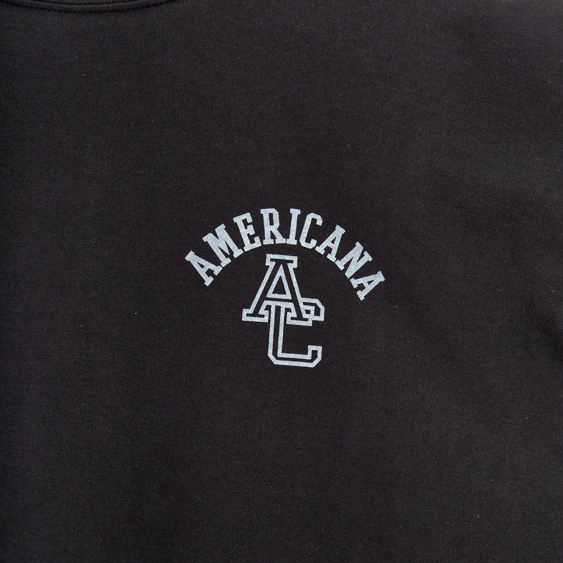 Americana × JEANS FACTORY [アメリカーナ × ジーンズファクトリー] 別注 ラウンドヘム バックプリントTシャツ [ASO-M-790-1-JF] SUMIKURO